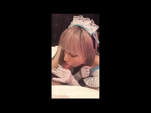 ❤️ Japanese Idol [mayuka], French maid costume, part 1, blowjob and jerk off with lotion ️❌ super porn sa amin ️❤